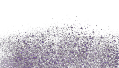 Festive stars dust explosion confetti colorful falling on transparent background used for anniversary, wedding, birthday, new year celebration