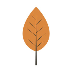 Minimalist Mid Century Modern Flower Vector Illustration on White Background.