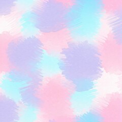 A watercolor-style background with soft pastel shades like light pink, blue, and lavender blending seamlessly, featuring delicate brushstroke textures.