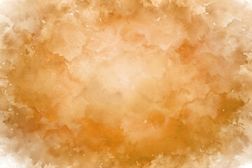 Soft watercolor background, warm orange tones, abstract texture, artistic design, versatile for various projects.