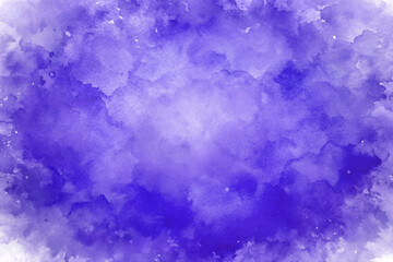 Soft watercolor background, vibrant purple hues, abstract texture, artistic design, versatile for projects.