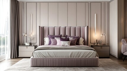 Contemporary Bedroom Design with Stylish Decor and Elegant Colors
