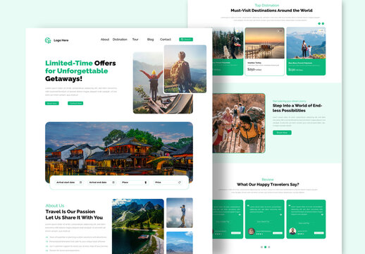Travel Agency Landing Page