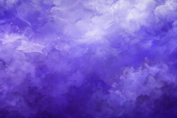 Abstract purple background, soft watercolor texture, dreamy cloud patterns, artistic design, elegant color gradients.