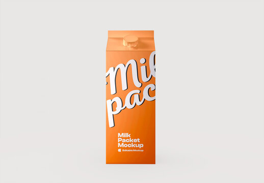 Milk Carton Mockup