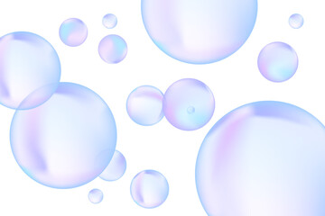 Modern realistic water bubbles, great design for any purposes. Brochure template layout. Communication concept. Brochure, leaflet, flyer, cover template.