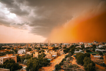 sand storm cloud stormy heaven Sudan