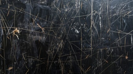 Textured Metal with Black Scratches