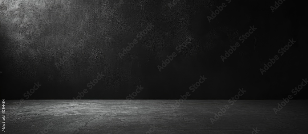 Poster abstract dark gray studio room backdrop with empty copy space for text minimalist background for pho