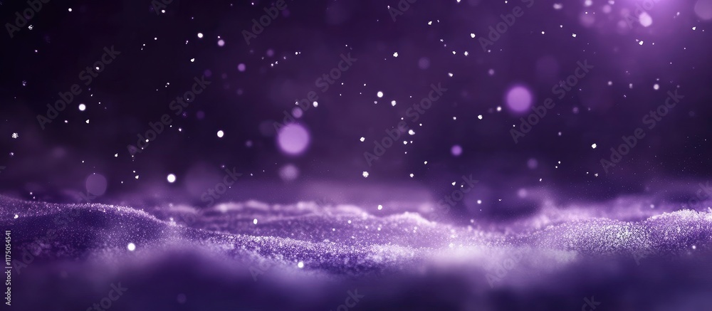 Poster abstract dark purple winter night background with soft textures and empty space for custom text or d