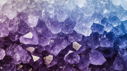 Crystal Ice Background in Dark Blue and Purple Tones with Pearlescent Texture for Abstract Design and Creative Projects