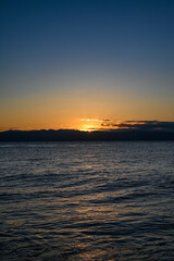 静岡県の海岸からの初日の出