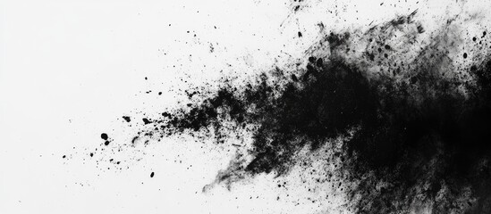 Fototapeta premium Monochrome Abstract Grunge Background with Dark Textured Space Ideal for Creative Copy and Design Projects