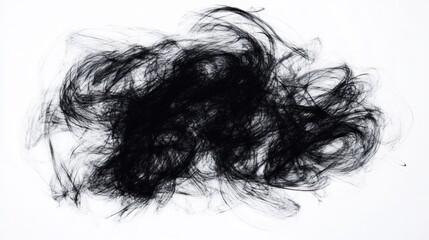 hand-drawn scribbles, black and white frame, background, brush strokes, paint brush