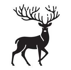 Deer Vector silhouette
