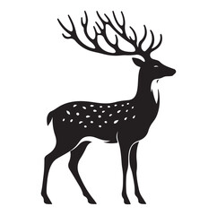 Deer Vector silhouette