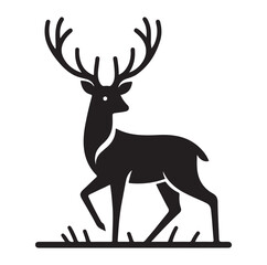 Deer Vector silhouette
