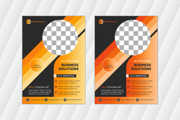 Brochure design, cover modern layout, annual report, poster, flyer in A4.