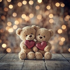 Hugs And Roses Mix Well For Teddy Day