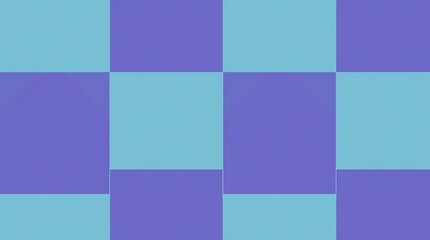 Pastel Checkerboard Pattern: Abstract background of soft blue and purple squares. Ideal for design projects needing a calming, stylish backdrop. 