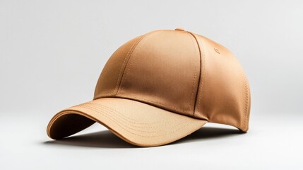 Fototapeta premium Neutral Cap Mockup with Matte Finish. Generative AI