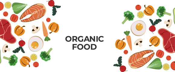 ORGANIC food background