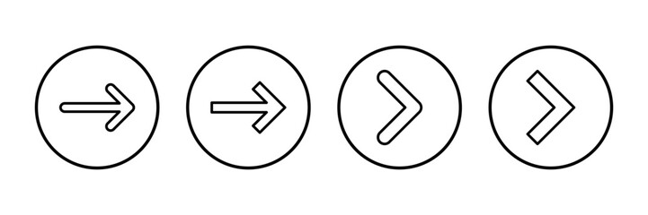 Arrow icon vector isolated on white background. Arrow symbol. Arrow vector icon