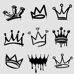 Graffiti crown image pack design © Gustavo