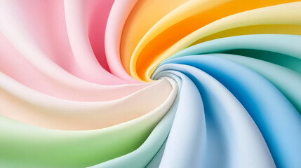 Fototapeta premium Colorful abstract swirl pattern with pastel tones
