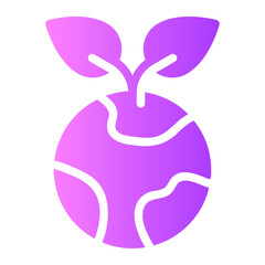 green earth gradient icon