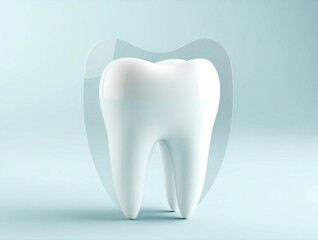 The concept of protecting teeth from bacteria and viruses. Advertising of a dental clinic, dental services