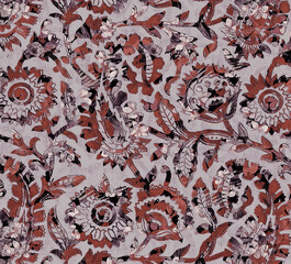 Elegant Nature-Inspired Pattern with Trendy Colors