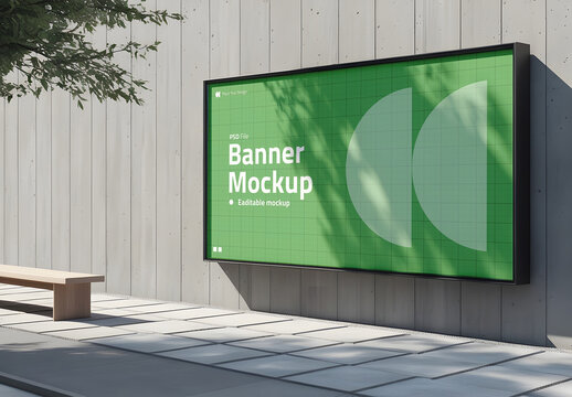 Billboard Banner Mockup With Generative AI