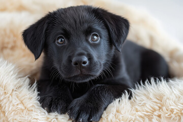 black labrador retriever puppy black cute