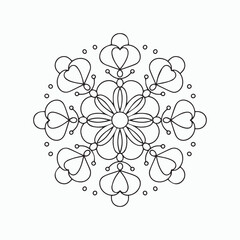 mandala line art