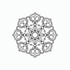 mandala line art