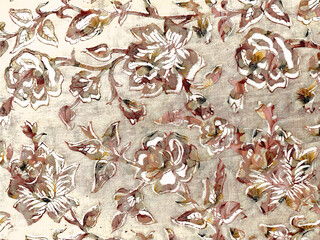Trendy Floral and Leaf Design with Soft Textures