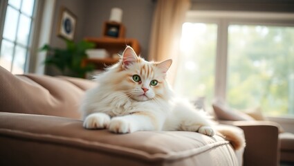 cat on the couch