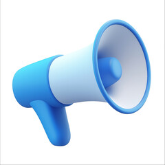3d icon Megaphone on transparent background. Megaphone png, 3d speaker png, png megaphone icon