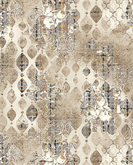 Seamless All-Over Floral Pattern with Vibrant and Elegant Flower Designs