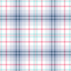 Plaid seamless pattern. Check line. Repeating tartan checks design. Repeated scottish stripe flannel. Scotland fabric prints. Gingham twill lattice. Repeat ekose weave plaids. Vector illustration