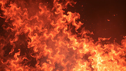 Fototapeta premium fiery burning wallpaper background