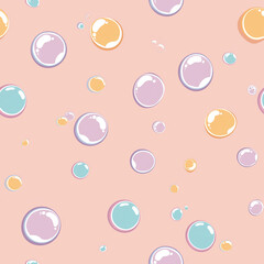 seamless background with bubble 