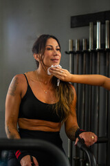 Sleek and Strong: Athlete in Black Gear