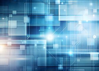 Obraz premium Abstract digital circuit board design.