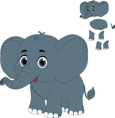 a cartoon character of elephant