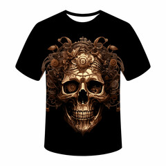 Terrifying Skull With Haunting Details;