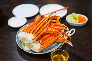 大量のボイルズワイガニの足