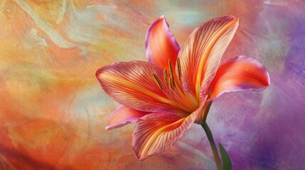 Obraz premium flower with a blurred background