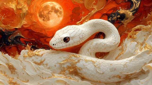 Chinese New Year.lunar new year,year of the snake.&nbsp;symbolizes the Lunar New Year of China.